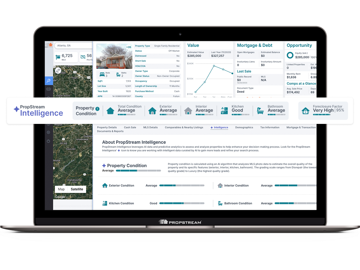 propstream intelligence data close-up