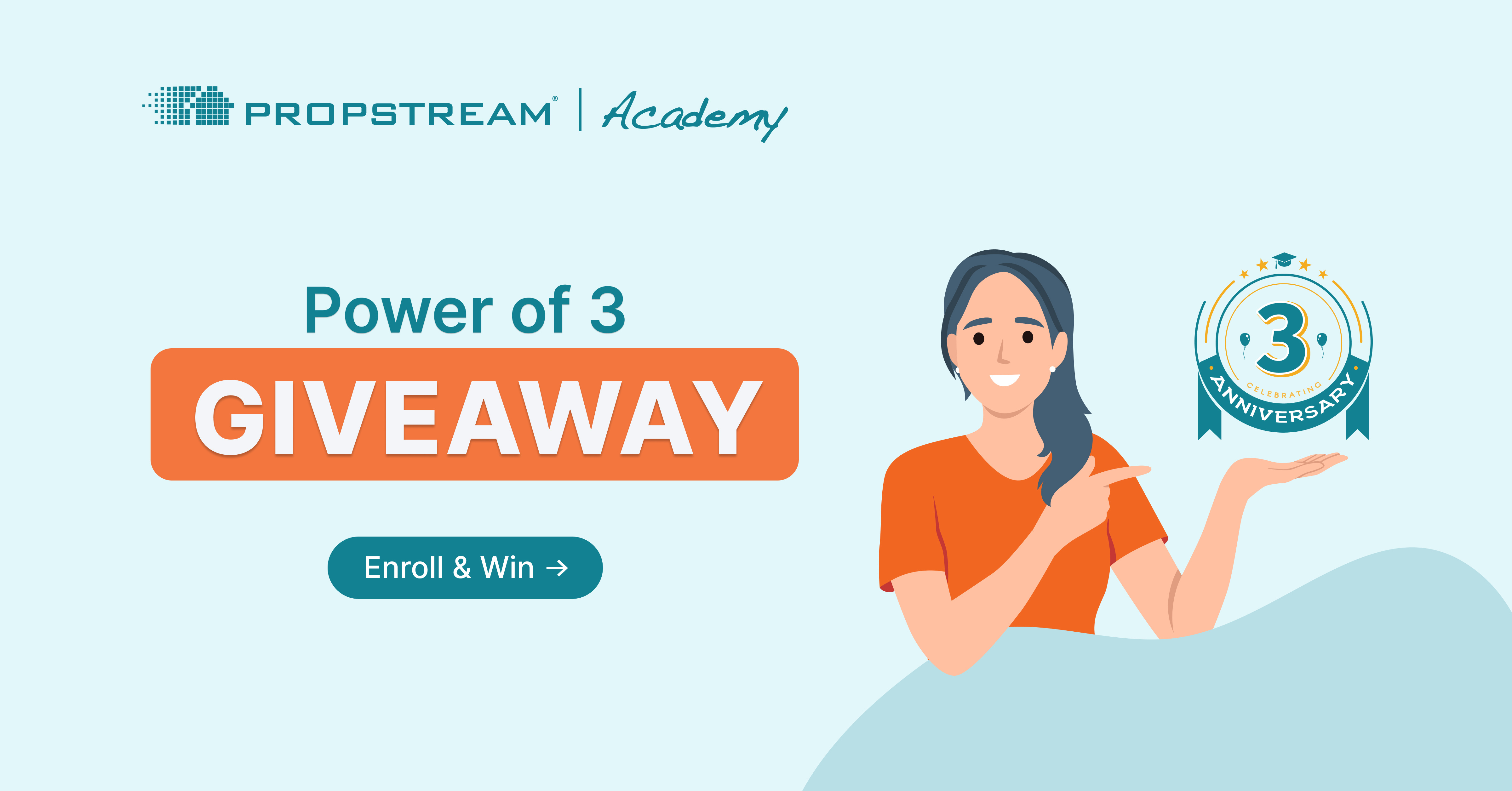 PropStream Power of 3 Giveaway